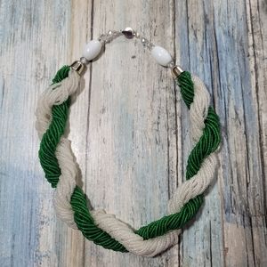 Teng Yue Multistrands seed beads Necklace.